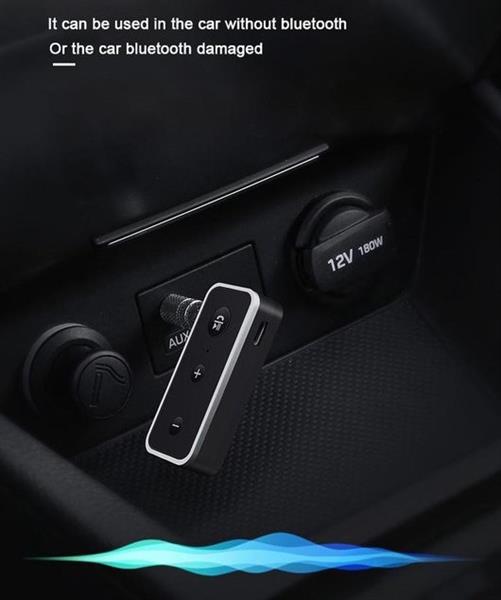 Grote foto bluetooth 5.0 receiver ontvanger audio 3.5mm aux auto muziek carkit adapter auto onderdelen autoradio