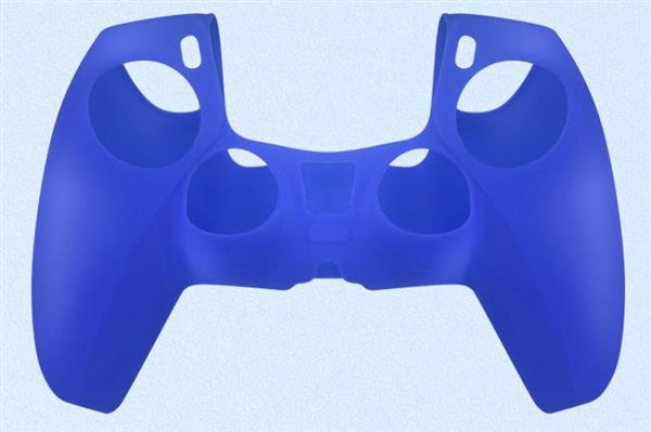 Grote foto silicone hoes skin case cover voor ps5 playstation 5 controller blauw spelcomputers games overige