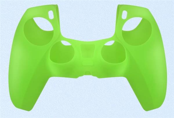 Grote foto silicone hoes skin case cover voor ps5 playstation 5 controller groen spelcomputers games overige