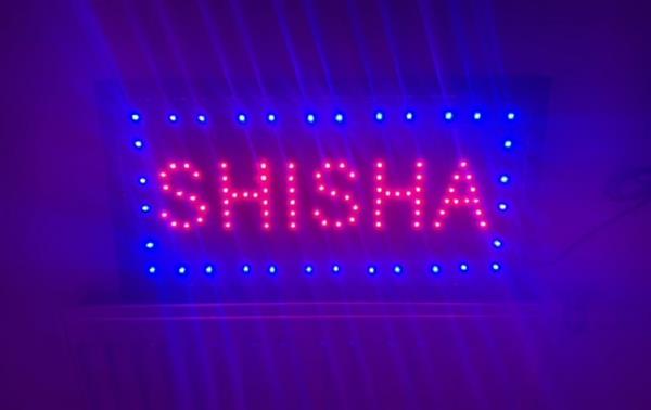Grote foto shisha waterpijp led bord verlichting lichtbak reclamebord shisha huis en inrichting overige