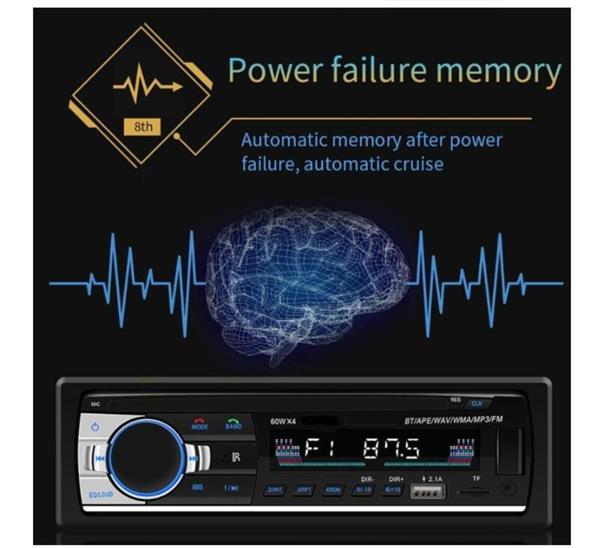 Grote foto autoradio auto radio 1din 1 din bluetooth 2x usb aux fm sd auto onderdelen autoradio