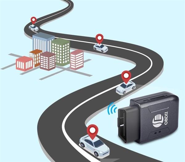 Grote foto obd gps tracker sms volgsysteem auto vrachtwagen obd2 zwart auto onderdelen overige auto onderdelen