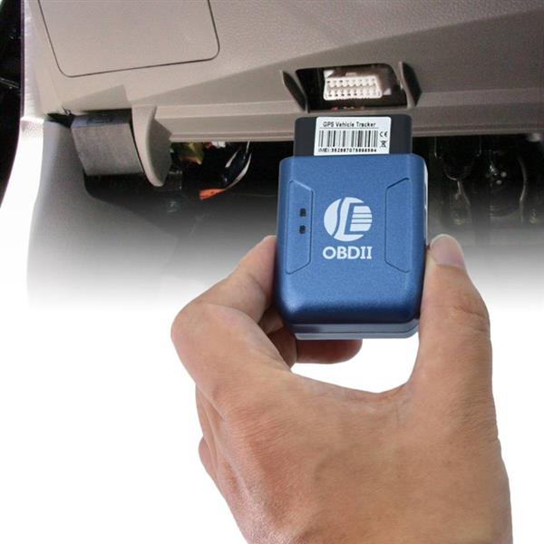 Grote foto gps tracker sms volgsysteem auto vrachtwagen obd2 obd 2 blauw auto onderdelen overige auto onderdelen