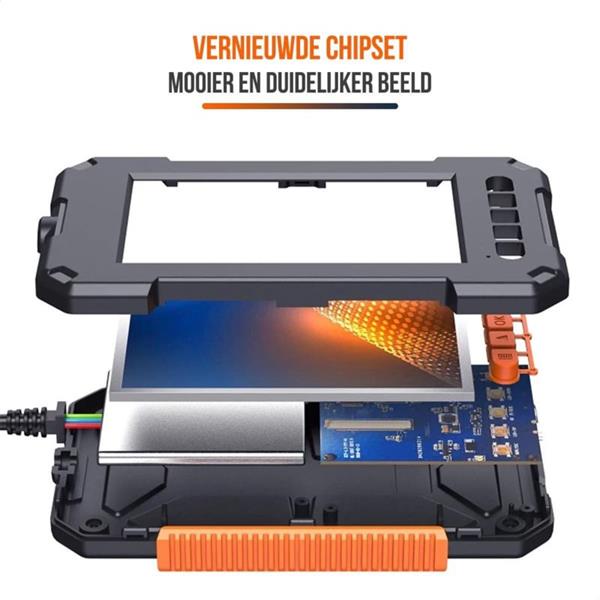 Grote foto endoscoop inspectie camera inspectiecamera fullhd led scherm 2m auto onderdelen accessoire delen