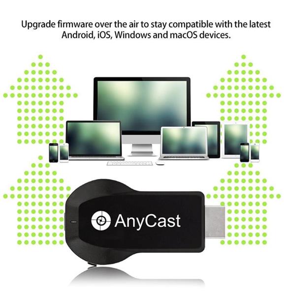 Grote foto anycast m100 smart tv android stick hdmi 4k apple tv chromecast vervanger audio tv en foto algemeen