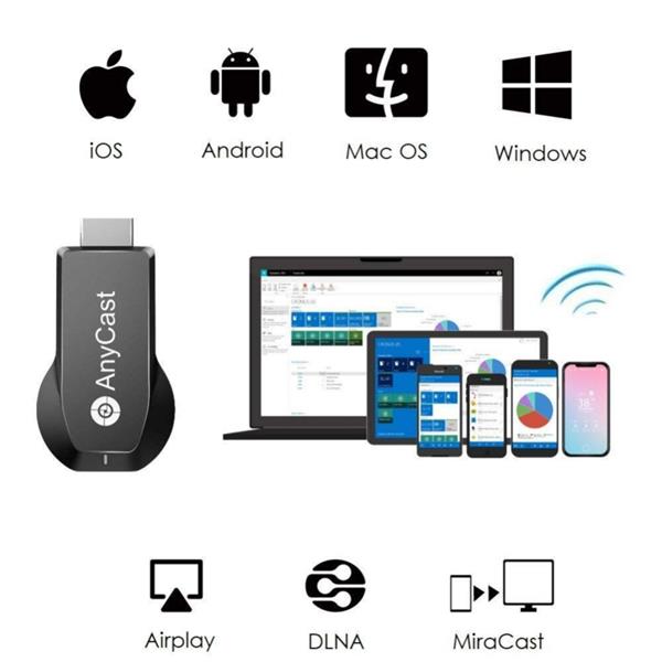 Grote foto anycast m100 smart tv android stick hdmi 4k apple tv chromecast vervanger audio tv en foto algemeen