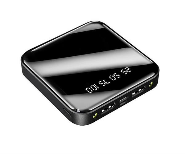 Grote foto powerbank 20.000 mah oplader micro usb c snellader led display zwart telecommunicatie batterijen en accu