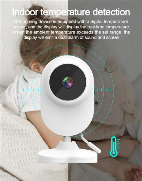 Grote foto wifi babyfoon camera baby foon monitor 4.3 inch scherm kinderen en baby babyfoons