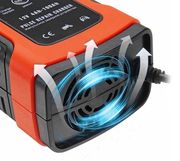 Grote foto accu druppel lader druppellader auto acculader 12v lcd display rood auto onderdelen accessoire delen