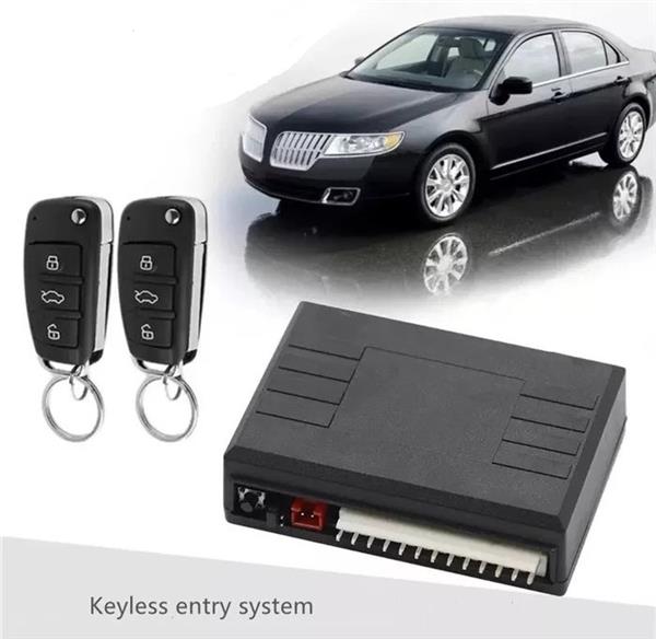 Grote foto centrale deurvergrendeling set deur vergrendeling auto keyless entry 2x sleutel luxe versie auto onderdelen overige auto onderdelen