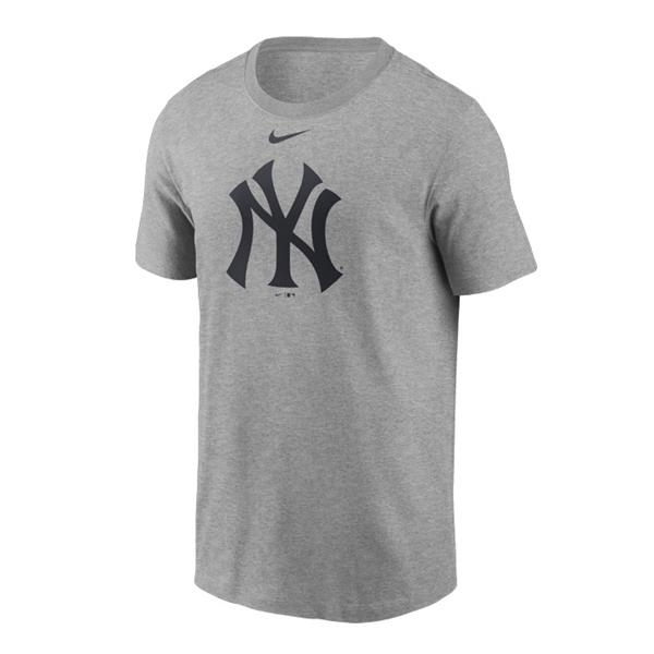 Grote foto new york yankees cotton logo t shirt kledingmaat l kleding heren sportkleding