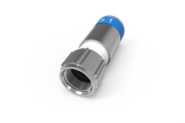 Grote foto cabelcon compressie f connector f 6 td 5.1 computers en software netwerkkaarten routers en switches