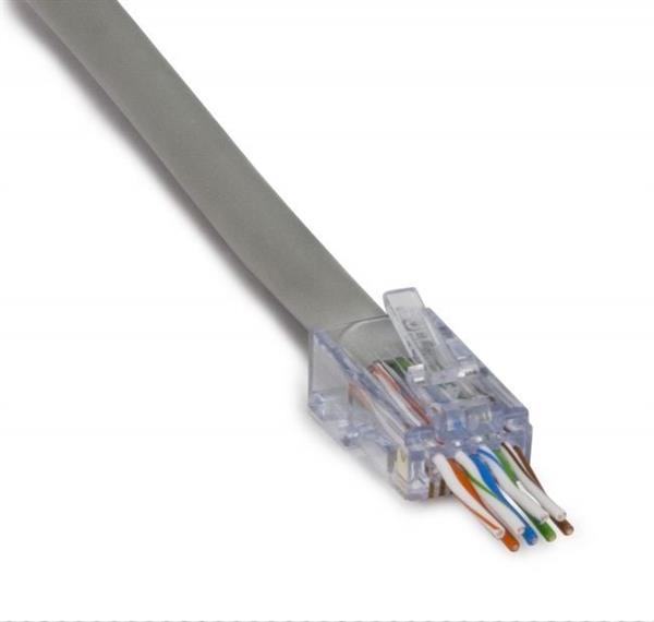 Grote foto ez ex44 rj45 cat6 connector per stuk leverbaar computers en software netwerkkaarten routers en switches