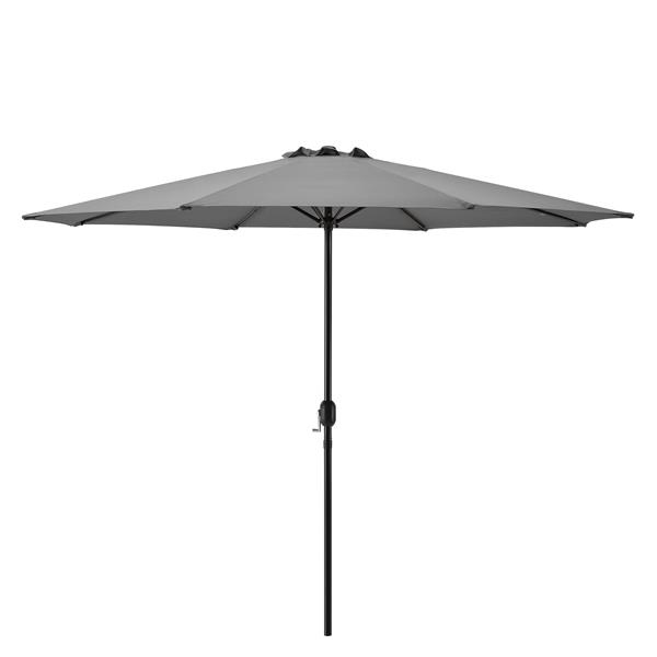 Grote foto tuin parasol stokparasol 300x230 cm grijs tuin en terras overige tuin en terras