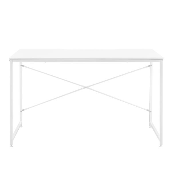 Grote foto bureau nice 120x60x72 cm spaanplaat en metaal wit huis en inrichting stoelen