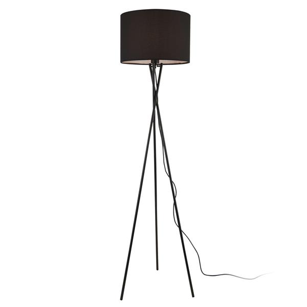 Grote foto vloerlamp staande lamp grenoble statief 154 cm e27 zwart huis en inrichting overige