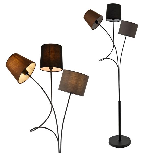 Grote foto vloerlamp staande lamp treviso 146 cm meerkleurig 3xe14 huis en inrichting overige