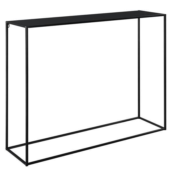 Grote foto console tafel sidetable metaal 92x115x32 cm zwart mat huis en inrichting stoelen