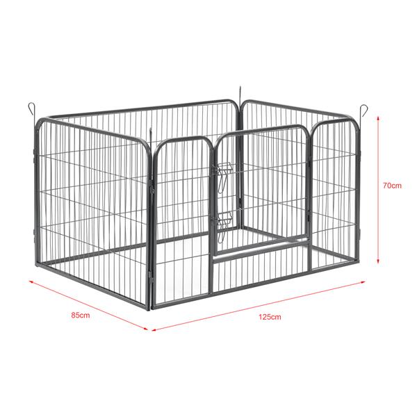 Grote foto hondenren puppyren met 4 kennelpanelen 70 cm hoog dieren en toebehoren toebehoren