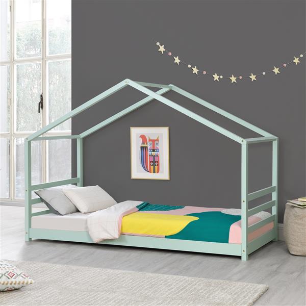 Grote foto kinderbed vardo grenen huisbed en bedbodem 90x200 mint huis en inrichting overige