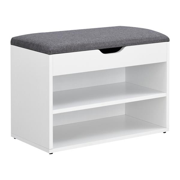 Grote foto schoenenkast gentofte 46x60x30 cm wit en grijs huis en inrichting overige