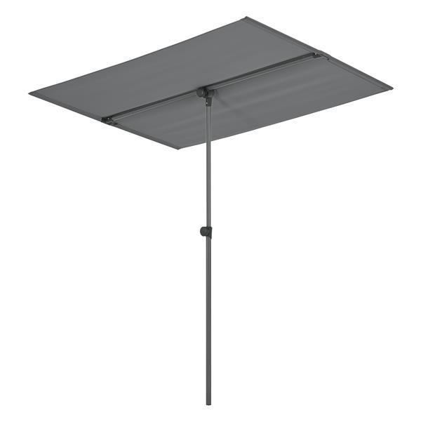 Grote foto pro.tec parasol 360 carsoli 120 200x180x130 cm grijs tuin en terras overige tuin en terras