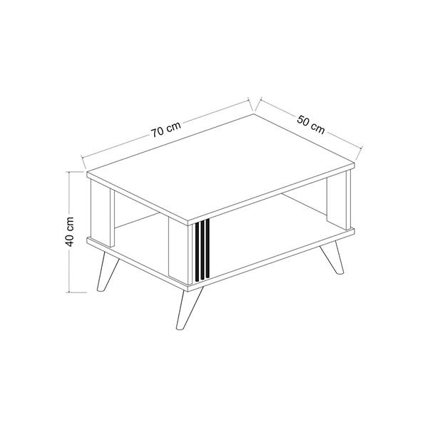 Grote foto en.casa salontafel rhus 40x70x50 cm antraciet huis en inrichting eettafels