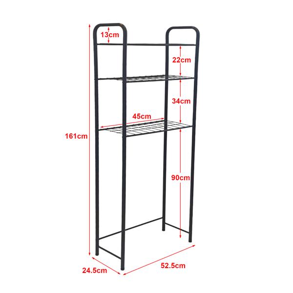 Grote foto en.casa ombouwkast nordborg toilet 161x52 5x24 5 cm zwart huis en inrichting overige