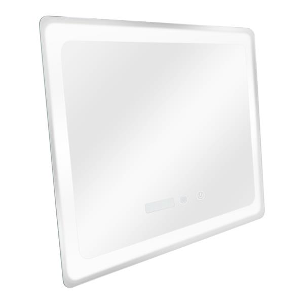 Grote foto pro.tec led spiegel casoli 45x60x3 5 cm zilverkleurig huis en inrichting woningdecoratie