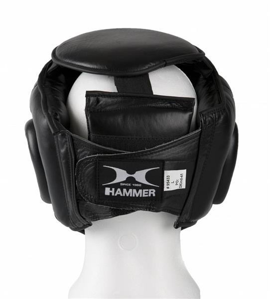Grote foto hammer boxing hoofdbeschermer protect met grid zwart maat s sport en fitness vechtsporten en zelfverdediging