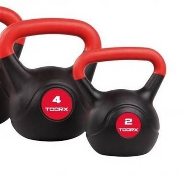 Grote foto toorx fitness pvc kettlebell 6 kg sport en fitness fitness