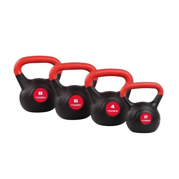 Grote foto toorx fitness pvc kettlebell 6 kg sport en fitness fitness