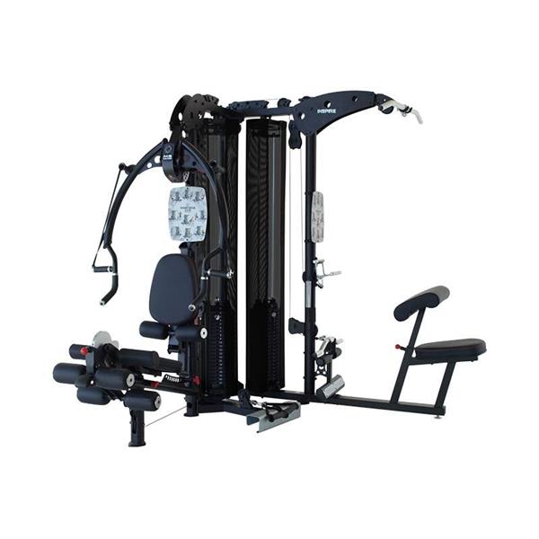 Grote foto inspire multi gym m5 twee gewichtstapels zwart sport en fitness fitness