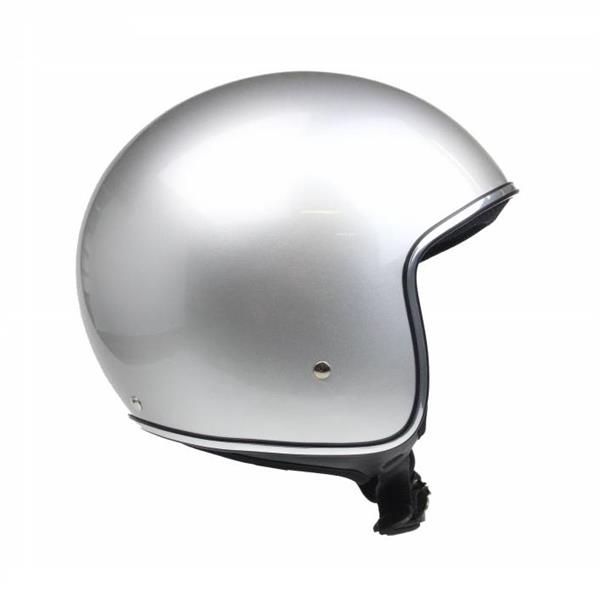 Grote foto redbike rb 660 retro jethelm zilver motoren kleding