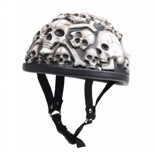 Grote foto white skulls helm motoren kleding