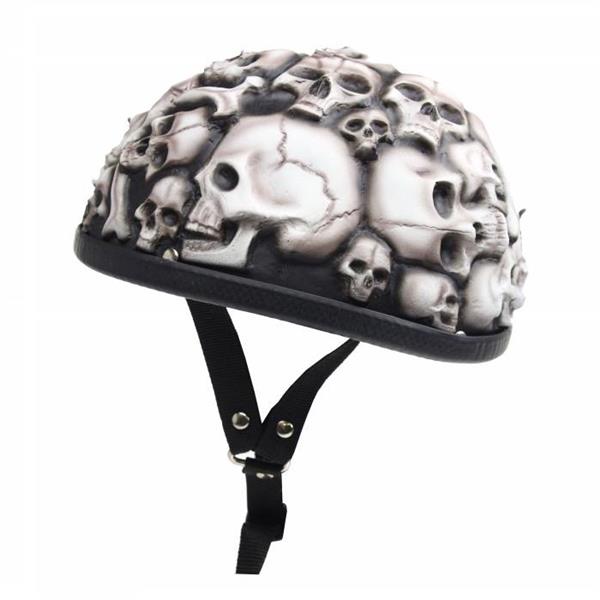 Grote foto white skulls helm motoren kleding