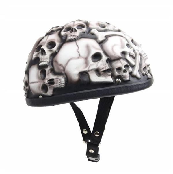 Grote foto white skulls helm motoren kleding