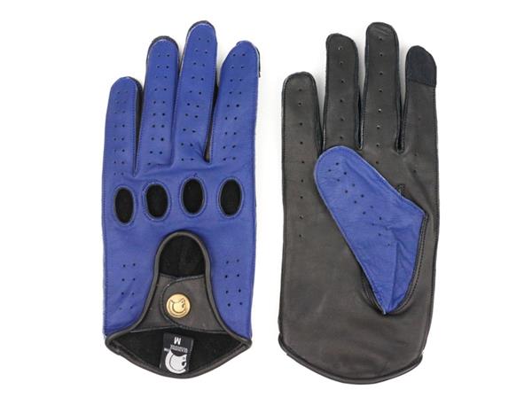 Grote foto gladiator racing leren autohandschoenen space blue motoren kleding