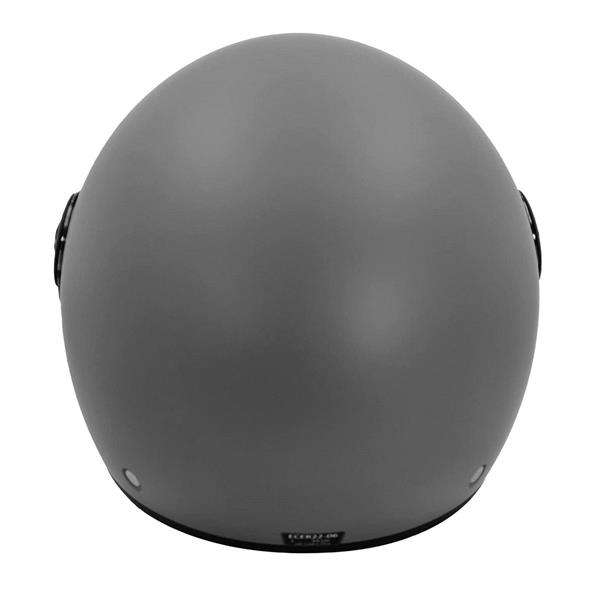 Grote foto bhr 832 minimal vespa helm mat grijs motoren kleding