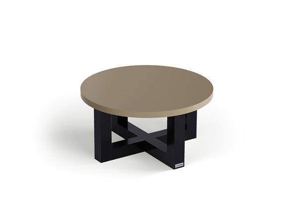 Grote foto luxe ronde salontafel op maat cox puuur 60x35 cm mdf mat metallic huis en inrichting eettafels
