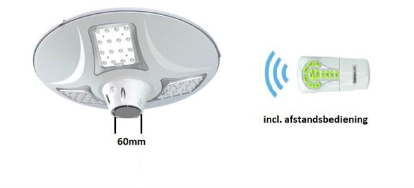 Grote foto actie hybride led solar 230v lantaarnpaal armatuur zonnepaneel afstandsbediening 3cel maxilu zakelijke goederen overige zakelijke goederen