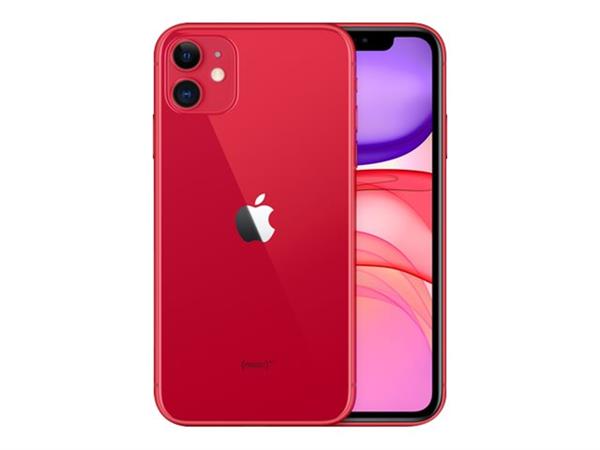 Grote foto apple iphone 11 6 core 2 65ghz 64gb rood 6.1 1792x828 garantie telecommunicatie apple iphone