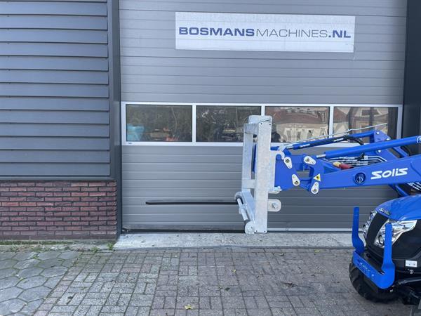 Grote foto combi palletdrager palletvork 750 kg verstelbaar voor 3 punt en voorlader solis farmtrac agrarisch tractor toebehoren