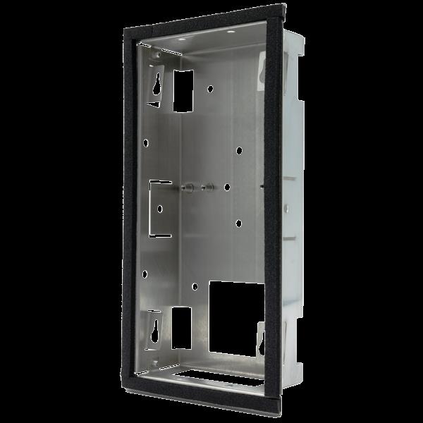 Grote foto doorbird d2101v inbouw montagebehuizing stainless steel v2a doorbird d2101v inbouw montagebehuizi audio tv en foto professionele video apparatuur