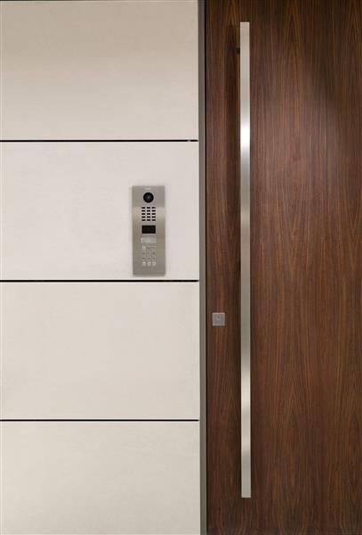 Grote foto doorbird ip intercom d2102kv rvs v2a 2 drukknoppen codepaneel doorbird ip intercom d2102kv rvs v2a audio tv en foto professionele video apparatuur