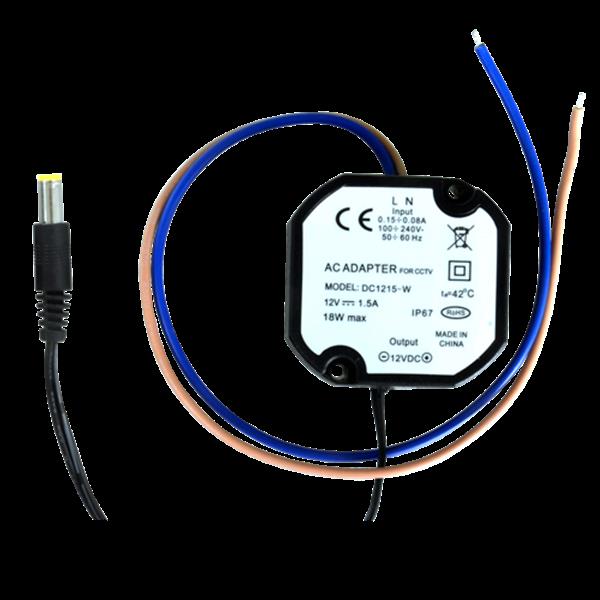 Grote foto dc12v1 5a voeding 12v dc mini dc1215 w psu computers en software overige