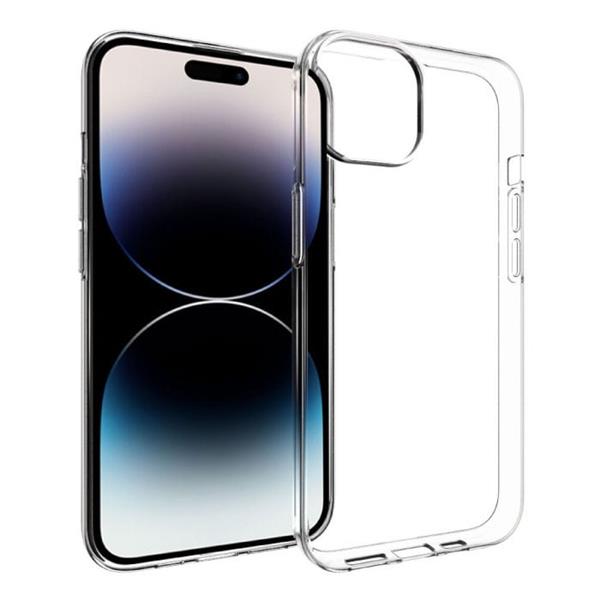 Grote foto iphone 15 transparant hoesje flexibel silicoon case cover hydrogel helder telecommunicatie mobieltjes