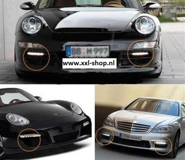 Grote foto led verlichting voorbumper auto drl daytime running light auto onderdelen overige auto onderdelen