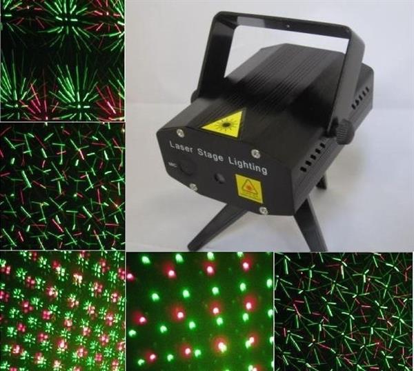 Grote foto mini laser discoverlichting lamp projector led disco zwart huis en inrichting overige