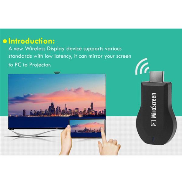 Grote foto mirascreen smart tv wifi mediaspeler ezcast chromecast apple tv miracast vervanger audio tv en foto algemeen